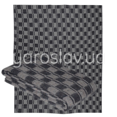 Koc półwełniany Economy Eco szara komórka 140x205 cm TM Jarosław
